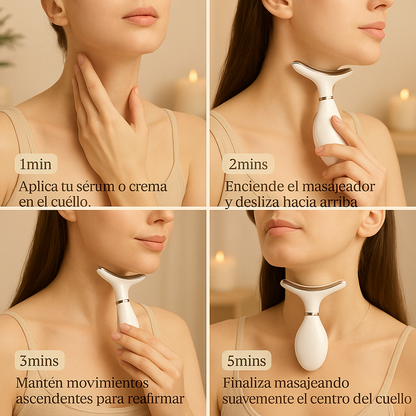 Masajeador Facial - Rejuvenece tu rostro con tecnología LED